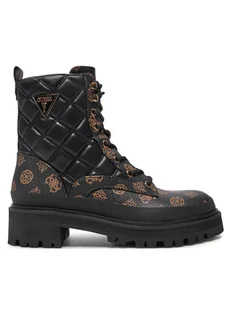 Guess Botki Badae2 FLFBD2 FAL10 Czarny - Botki damskie - miniaturka - grafika 1