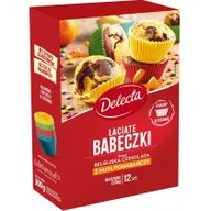 Ciasta i półprodukty do ciast - Delecta Łaciate Babeczki smak belgijska czekolada z nutą pomarańczy 300 g - miniaturka - grafika 1