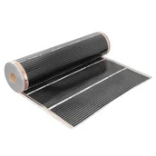 Ogrzewanie podłogowe - Folia grzewcza pod panele MISSION AIR MAL-160 W/m2 Black Silver 10m2 (10m x 100cm) + regulator Leo Czarny Wi-Fi - miniaturka - grafika 1