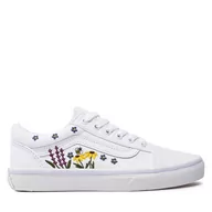 Buty dla dziewczynek - Tenisówki Vans Jn Old Skool VN0A4UHZAHP1 True White/Multi - miniaturka - grafika 1