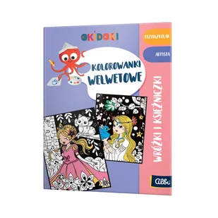 Wróżki I Księżniczki. Kolorowanki Welwetowe – Okidoki - Zabawki kreatywne - miniaturka - grafika 1