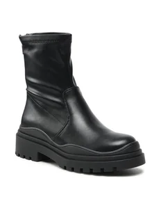 Vero Moda Botki Slim 10276066 Czarny - Botki damskie - miniaturka - grafika 1