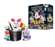 Zabawy w naśladowanie dorosłych - GRA MAGICZNY KAPELUSZ HANKY PANKY 150 sztuczek MAŁY MAGIK - miniaturka - grafika 1