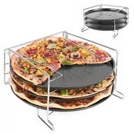 Formy do ciast - Tadar APPETITO KOMPLET 3 BLACH DO PIZZY 32 CM + STOJAK 5903313417365 - miniaturka - grafika 1