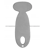 Akcesoria do fotelików - Simple Wool, wkładka do fotelika, wełna merino G2+ 15-36, szary - miniaturka - grafika 1