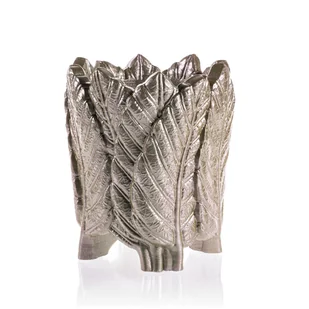Doniczka Home of Nature, mosiądz, średnica 10cm - Podpórki do książek - miniaturka - grafika 1