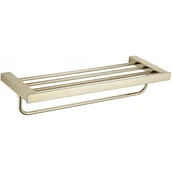 Półki łazienkowe - Mexen Pavo półka na ręcznik, złota - miniaturka - grafika 1