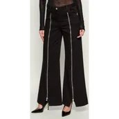 Spodnie damskie - Patrizia Pepe Jeansy | flare fit - miniaturka - grafika 1