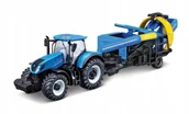 Samochody i pojazdy dla dzieci - Traktor new holland maszyna rolnicza bburago - miniaturka - grafika 1