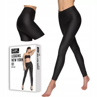 Spodnie damskie - Gatta Legginsy New York 01 czarne XL - grafika 1