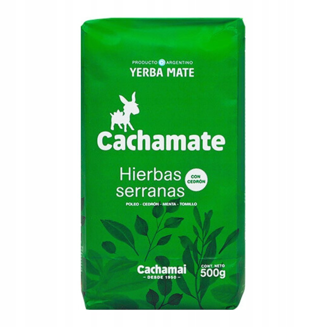 Yerba Mate Cachamate Hierbas Serranas 0,5kg 500g