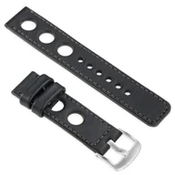 Akcesoria do smartwatchy - moVear Polski Elegancki Skórzany pasek 26mm rozmiar M/L do zegarka smartwatcha | Czarny uBand R1 Standard 1386-uniw - miniaturka - grafika 1