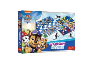 Gra Warcaby I Młynek Psi Patrol Trefl 02798 - Gry planszowe - miniaturka - grafika 1