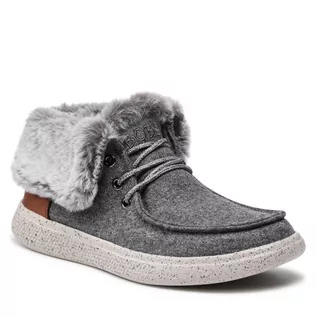 Botki damskie - Skechers Botki Cotton Tails 113446/GRY Gray - grafika 1