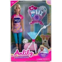 Lalka Anlily 29cm z pieskiem i akcesoriami - Lalki dla dziewczynek - miniaturka - grafika 1