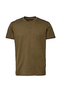ESPRIT T-shirt męski, 350/khaki Green, S - Koszulki męskie - miniaturka - grafika 1