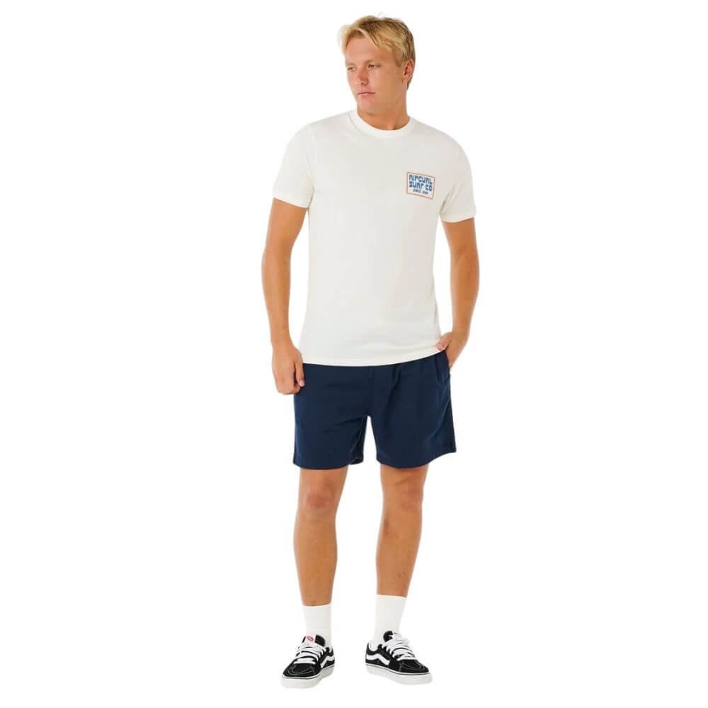 Koszulka Rip Curl PACIFIC RINSE SUNRISE TEE - Bone - XS