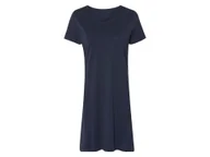 Piżamy damskie - esmara® Koszula nocna damska z bawełny (Granatowy, XS (32/34)) - miniaturka - grafika 1