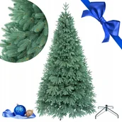 Choinki - Ekskluzywna Sztuczna Choinka 100% PE 3D ŚWIERK blue PRESTIGE SILVER 180 cm - miniaturka - grafika 1