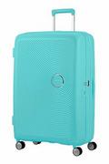 Walizki - American Tourister Soundbox Walizka na 4 kółkach 77 cm poolside blue - miniaturka - grafika 1