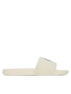 Klapki i japonki damskie - Calvin Klein Jeans Japonki Slide Monogram Wn Logo Ck YW0YW01967 Beżowy - miniaturka - grafika 1