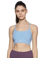 Biustonosze - Reebok Damski biustonosz sportowy Wor New Tri Backbra niebieski niebieski XS FQ0430_Fluid Blue_X-Small - miniaturka - grafika 1