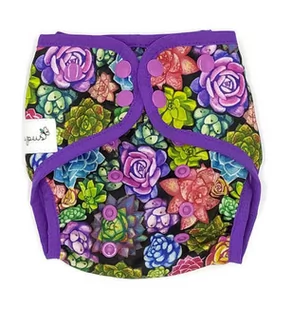 Otulacz z lamówką - SUKULENTY OS 7-16kg - Pieluchy Otulacz z lamówką - SUKULENTY OS 7-16kg - Pieluchy - miniaturka - grafika 1