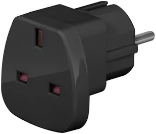 Techly Adapter wtyku zasilania UK czarny KKTCKPEZ0030 - Kable komputerowe i do monitorów - miniaturka - grafika 1