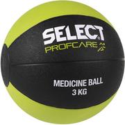Piłki do ćwiczeń - Select Piłka lekarska czarno-limonkowa 3 kg 15860 15860 - miniaturka - grafika 1