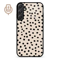 Etui i futerały do telefonów - Kropki dot beż - Galaxy S25 Plus Etui szklane flexible indukcyjne - miniaturka - grafika 1
