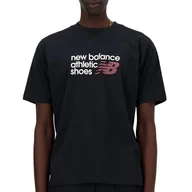 Koszulki sportowe męskie - Koszulka New Balance MT41524BK  czarna - miniaturka - grafika 1