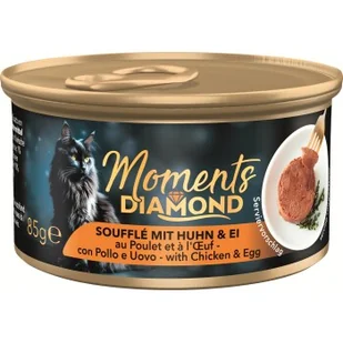 MOMENTS Diamond Soufflé 12 x 85 g Kurczak z jajem - Mokra karma dla kotów MOMENTS Diamond Soufflé 12 x 85 g Kurczak z jajem - Mokra karma dla kotów - miniaturka - grafika 1