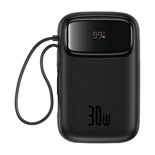 Powerbank Baseus QPow 2 10000mAh 30W 2xUSB-C (czarny) - Powerbanki - miniaturka - grafika 1
