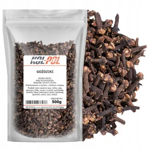 GOŹDZIKI 500g Całe suszone aromatyczne naturalne goździk jakość Kol-Pol - Przyprawy i zioła sypkie - miniaturka - grafika 1