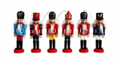 Figurki dla dzieci - DREWNIANE FIGURKI ŻOŁNIERZA ZESTAW 6 SZTUK W OPAKOWANIU - miniaturka - grafika 1