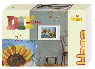 HAMA ART Zestaw Koralików SŁONECZNIKI 10 000 szt. - Prace ręczne dla dzieci - miniaturka - grafika 1