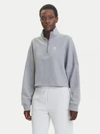 Bluzy damskie - adidas Bluza Essentials French Terry IY9681 Szary Oversize - miniaturka - grafika 1