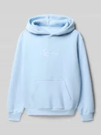 Swetry dla chłopców - Bluza z kapturem o kroju regular fit z mieszanki bawełny z kieszenią kangurką - miniaturka - grafika 1