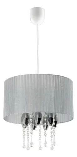 MLAMP LAMPA wisząca 661/1 POP MLAMP abażurowa OPRAWA zwis glamour crystal szary 661/1 POP