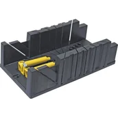 Pozostałe narzędzia ogrodowe - Topex Skrzynka uciosowa plastikowa 320 x 120 x 75 mm, z zaciskami 10A848 - miniaturka - grafika 1