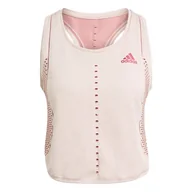 Koszulki sportowe damskie - Damski podkoszulek adidas  PK Primeblue Tank Crema White S - miniaturka - grafika 1