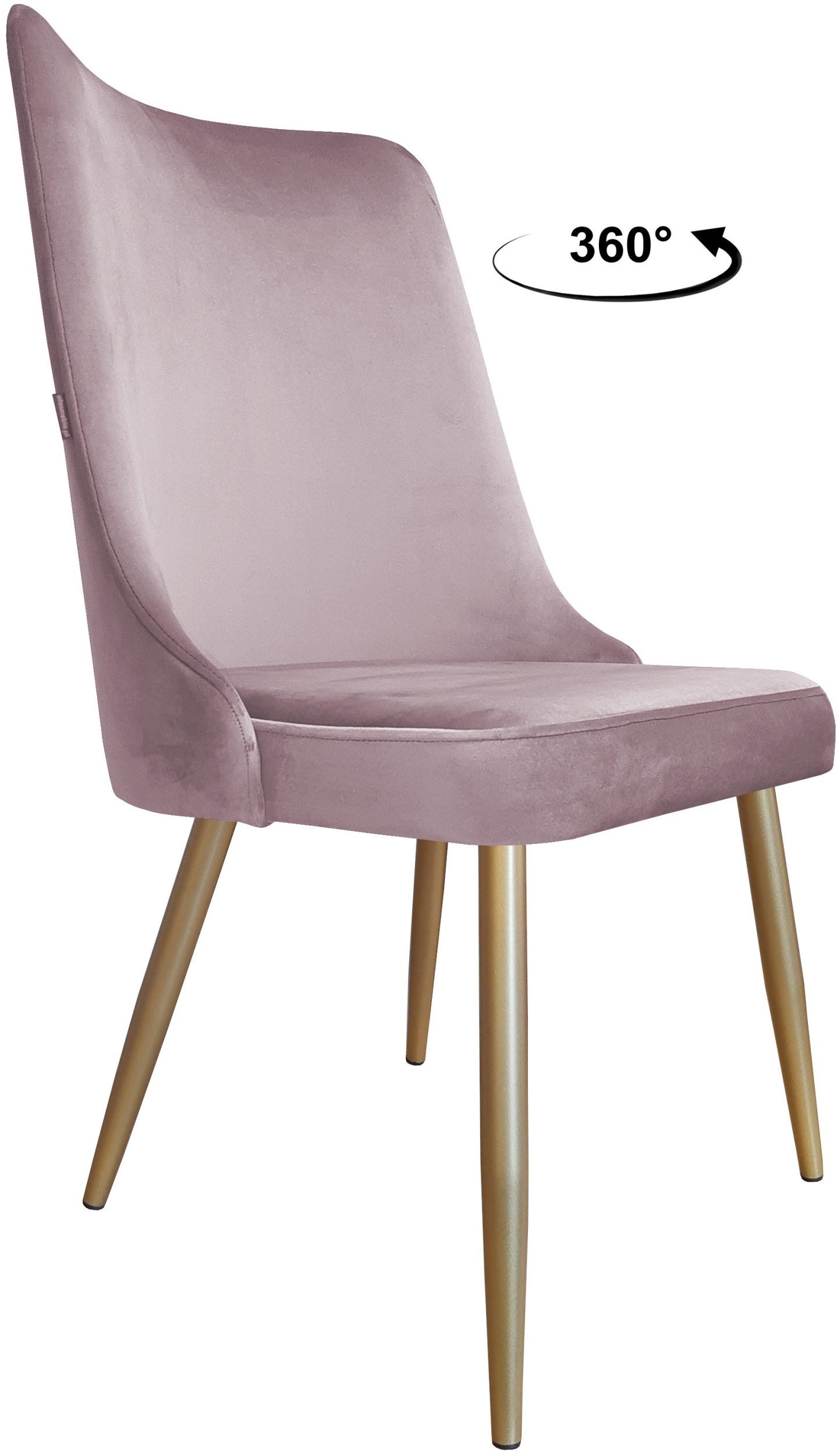 Krzesło obrotowe Victor noga złota MG55