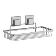 Półki łazienkowe - SL-12002 SmartLoc Półka prostokątna na przyssawkach - miniaturka - grafika 1
