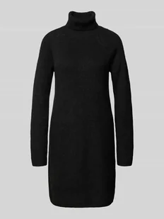 Sukienka z dzianiny o kroju podkreślającym figurę z raglanowymi rękawami model ‘ELLEN’ - Sukienki - miniaturka - grafika 1