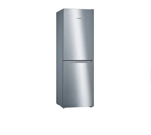 Lodówka Bosch Serie 2 KGN34NLEB lodówko-zamrażarka Wolnostojący 300 l E Stal nierdzewna - Lodówki - miniaturka - grafika 1