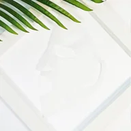 Ozdoby do włosów - Silikonowa maska poprawiająca wchłanianie kosmetyków Yeye Biały - miniaturka - grafika 1