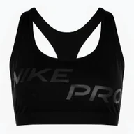 Bielizna sportowa damska - Biustonosz Nike Pro Swoosh Light Support black/white - miniaturka - grafika 1