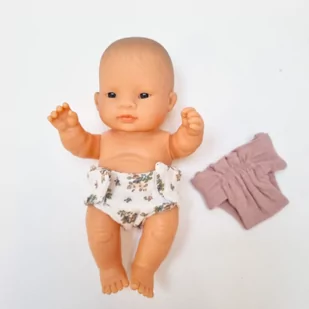 Bawełniane eko pieluszki dla lalek Miniland Baby 21cm - Domki dla lalek - miniaturka - grafika 1