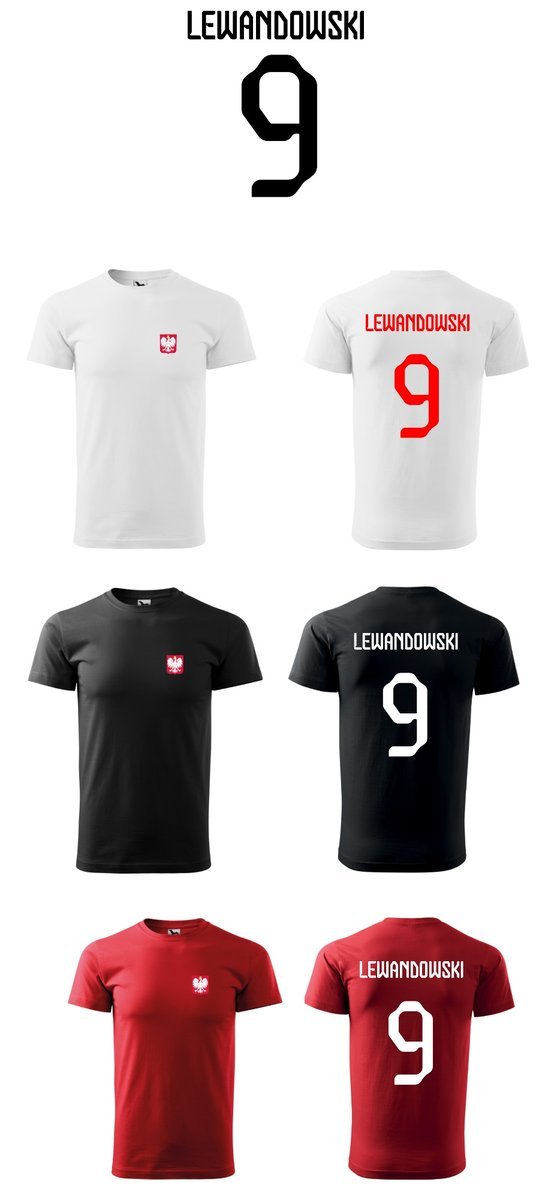 Koszulka Robert Lewandowski 9 POLSKA Katar'22