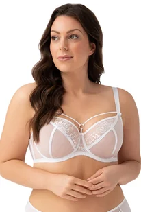 Biustonosz miękki na drutach K496 Gorsenia PARADISE biały  95G - Biustonosze - miniaturka - grafika 1